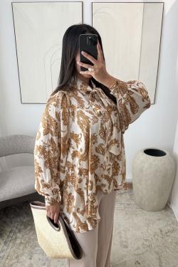 CHEMISE ILÉNA H564-5-BLEU