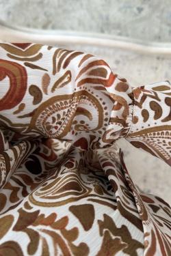 CHEMISE LINAË H564-2-MARRON