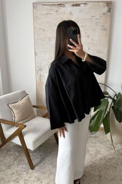 YAMINA - CHEMISE EN POPELINE X362-KAKI