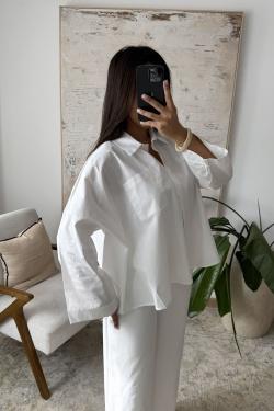 YAMINA - CHEMISE EN POPELINE X362-KAKI