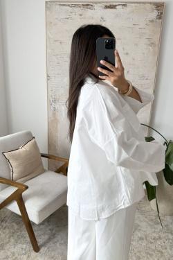 YAMINA - CHEMISE EN POPELINE X362-KAKI