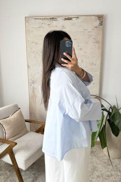YAMINA - CHEMISE EN POPELINE X362-KAKI