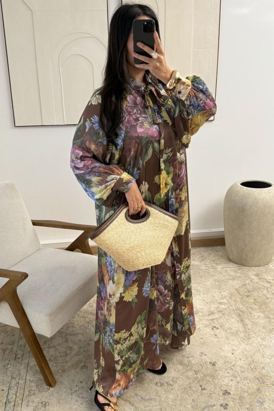 ROBE ERYLIA H231-110-MARRON