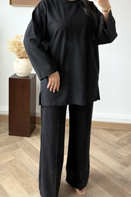 ENSEMBLE UNI MYRA N15 -NOIR