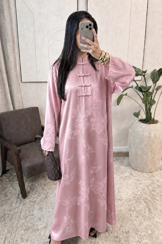 X447-3 ROBE COL MAO TING-ROSE