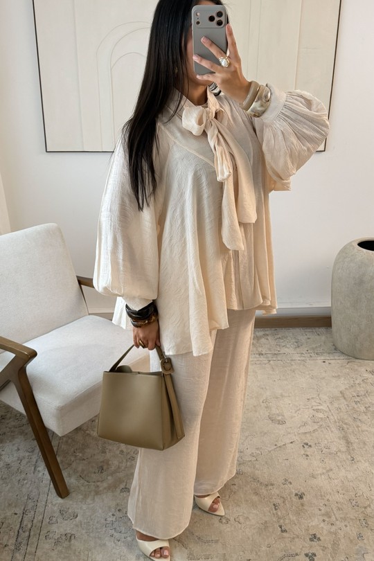 H586 Ensemble Mariem-BEIGE