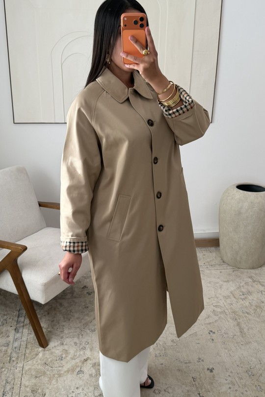 M2 bis Trench Naëlys-TAUPE
