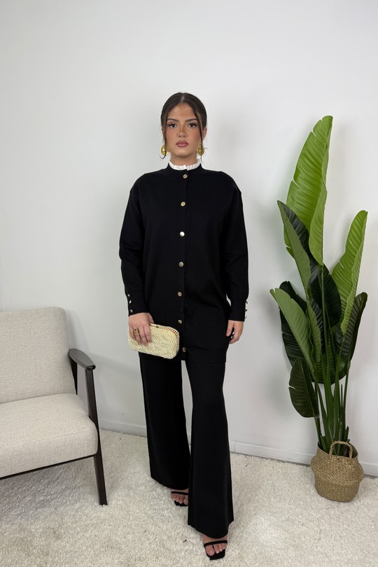 S39 Ensemble Maille Amaya -NOIR