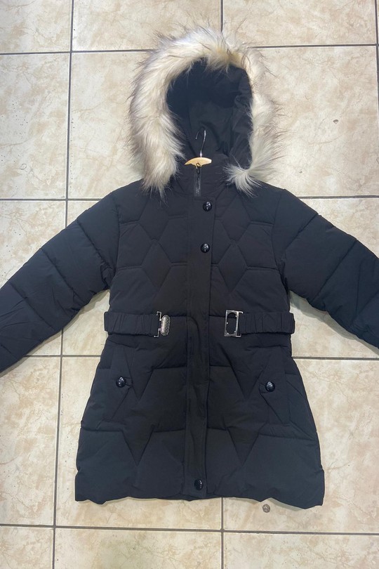 L001 - Doudoune fille-NOIR