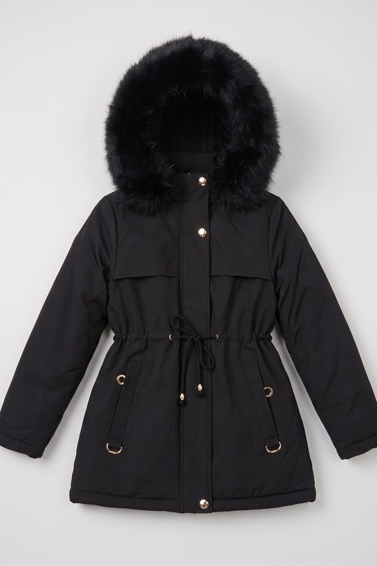 L-901 Doudoune fille-NOIR