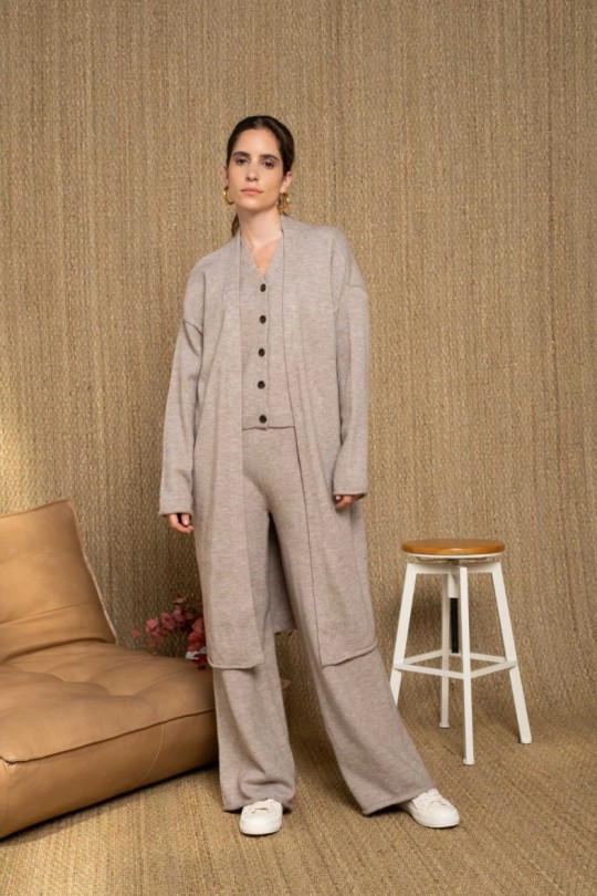 alissa g gilet longue