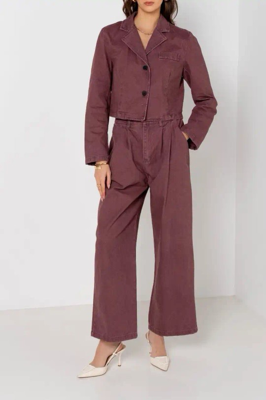 x6-flora set denim-COGNAC