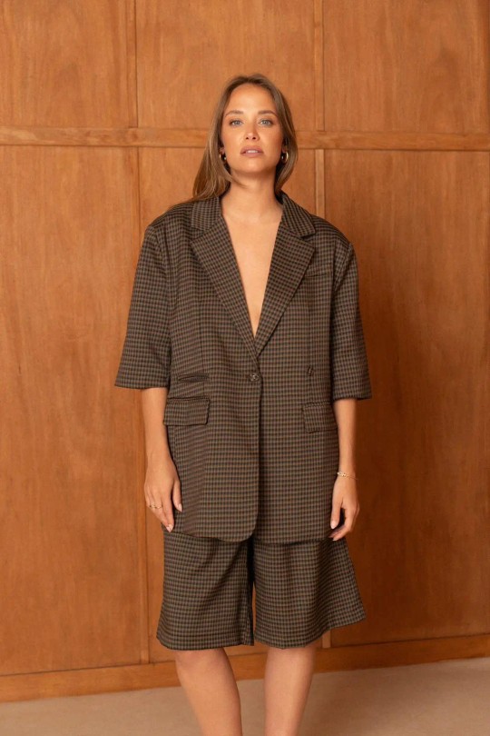 x3-3-juice carreaux blazer1-MARRON