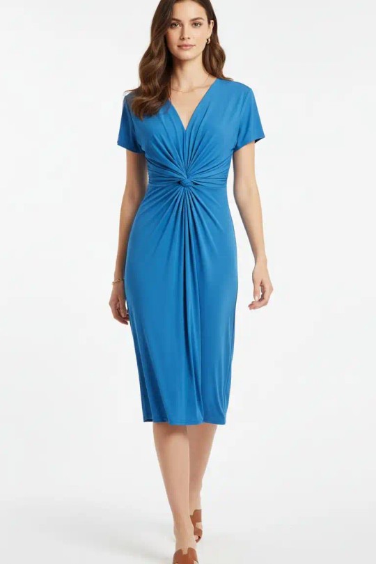 ROBE DESIREE-BLEU