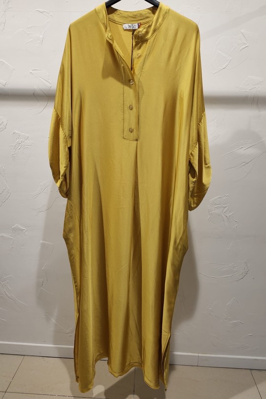 Robe long silk soie.-DORÉ