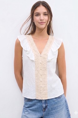 RM934.TOP-ECRU