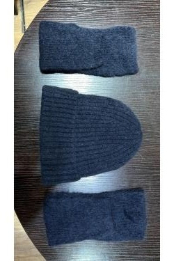 9610&9609 OU 2617 ENSEMBLE MITAINES ET BONNET-CAMEL