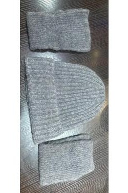 9610&9609 OU 2617 ENSEMBLE MITAINES ET BONNET-CAMEL