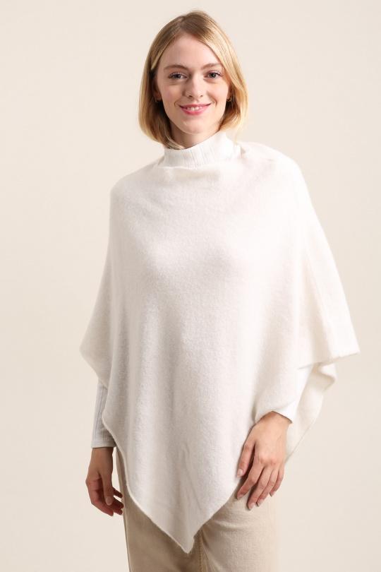 69102PONCHO-ECRU