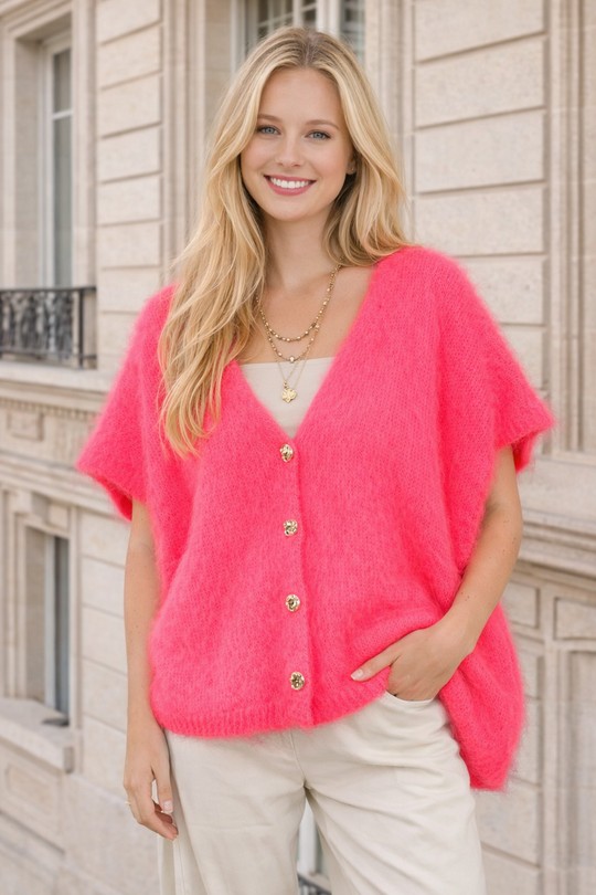9201kidmohairBIG-CORAIL FLUO