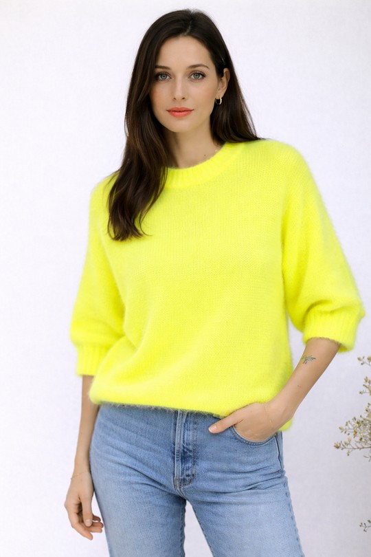9202kidmohairBIG-JAUNE FLUO