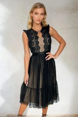 606336 BLACK/NUDE-NOIR/ROSE