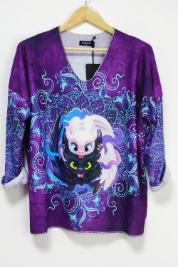 GINE FALL  DARK PURPLE-MULTICOLORE