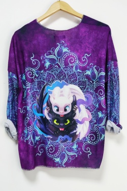 GINE FALL  DARK PURPLE-MULTICOLORE