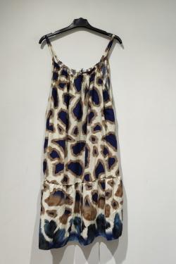 RITA ROBE GIRAFE - PE25-BLEU PETROL