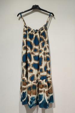 RITA ROBE GIRAFE - PE25-BLEU PETROL