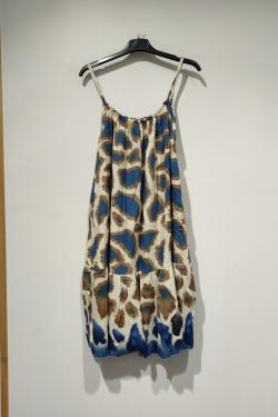 RITA ROBE GIRAFE - PE25-BLEU