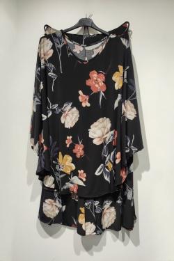 FRIDA GT ENSEMBLE FLEURS - AH26-BLEU