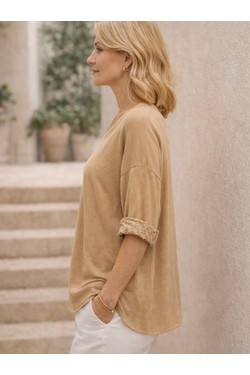 mona unie fleurie-CAMEL