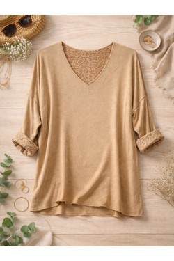 mona unie fleurie-CAMEL