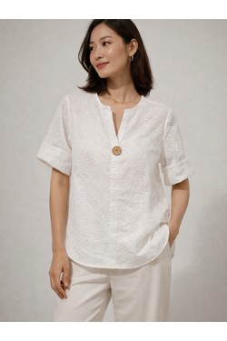 La Blouse Chloe-BLANC