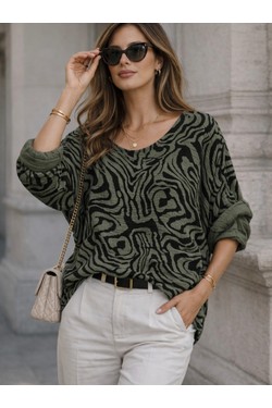 Blouse Zébra-BEIGE