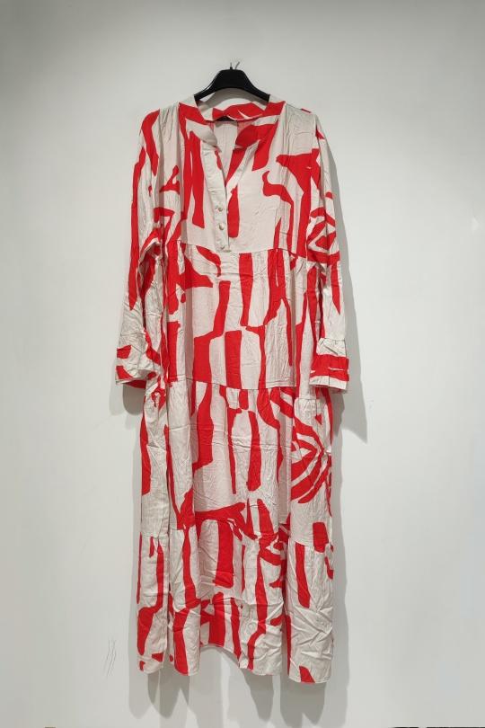 MARIA ROBE 19087-2-ROUGE