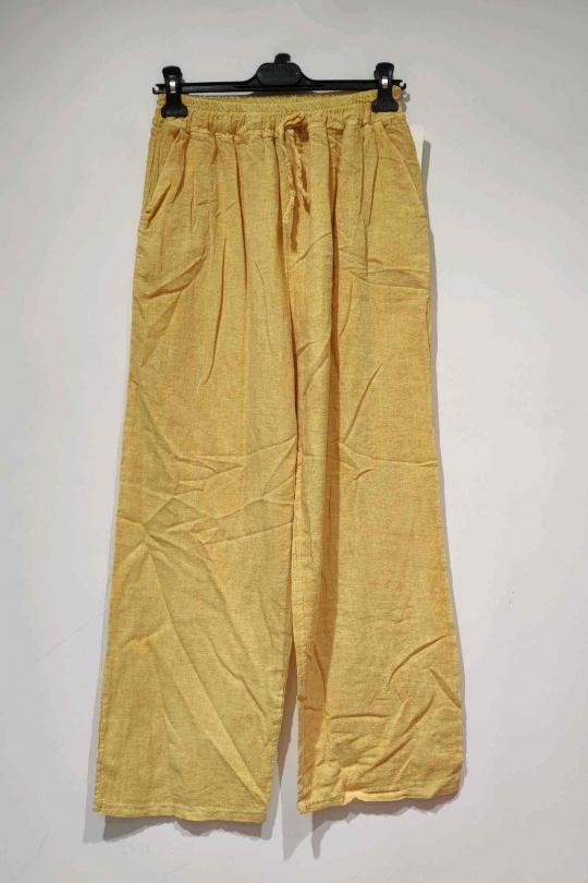LINO PANTALON 1 - PE25-JAUNE