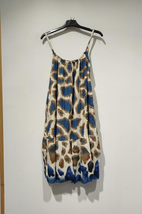 RITA ROBE GIRAFE - PE25-BLEU