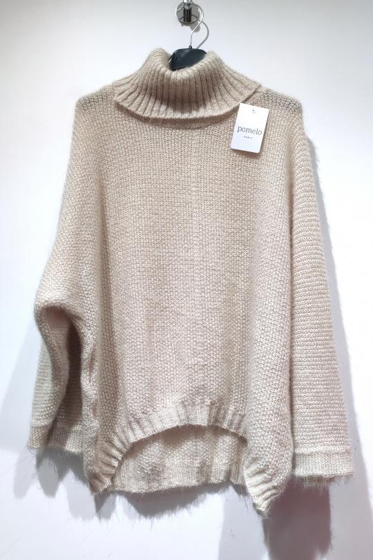 CANDY COL ROULÉ AH26-ECRU