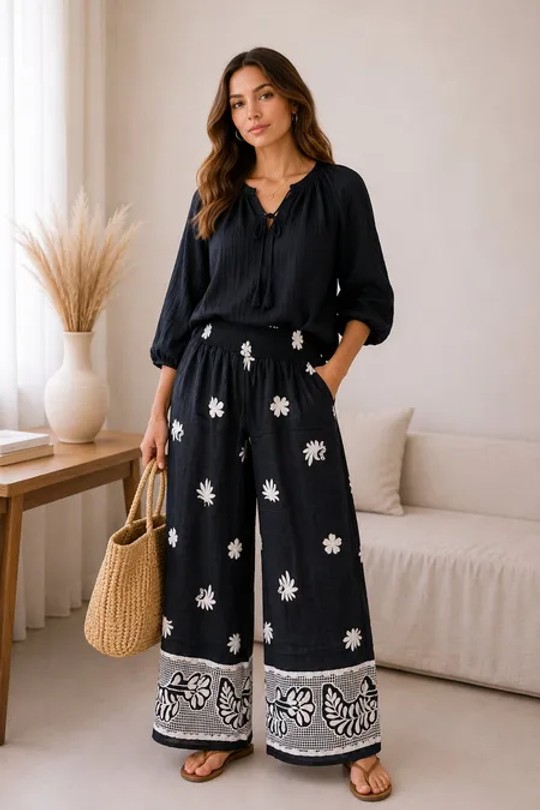 pantalon PL036-NOIR