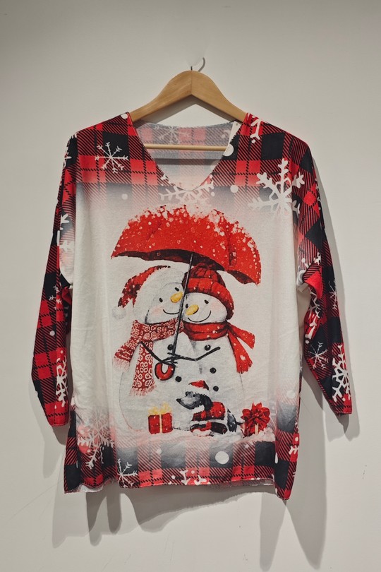 ness red snowman-MULTICOLORE