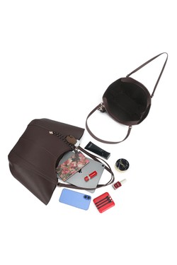 KJ-62099-ROUGE FONCÉ