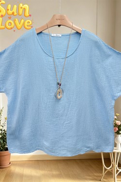 26230GAZE-BLEU CIEL