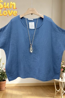 26230GAZE-BLEU CIEL