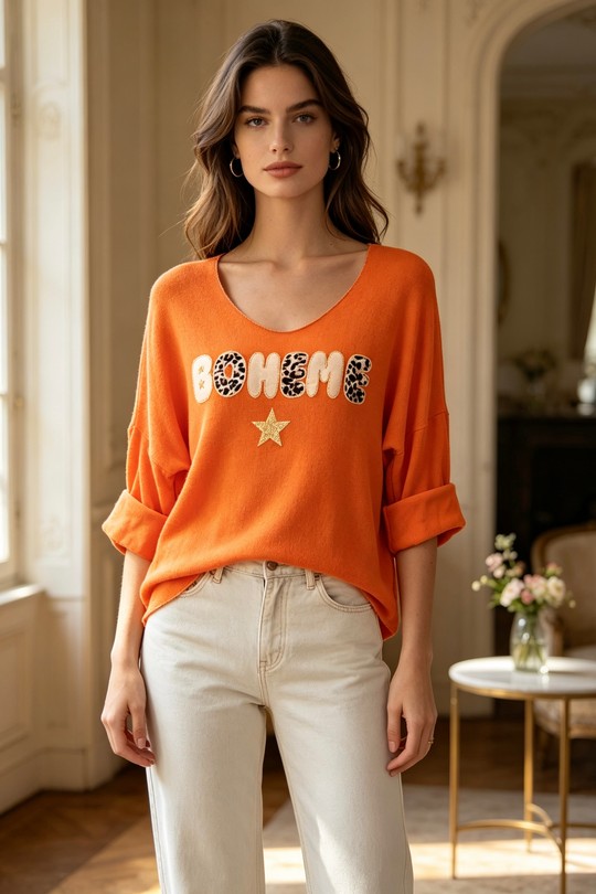 10429BOHEME-ORANGE