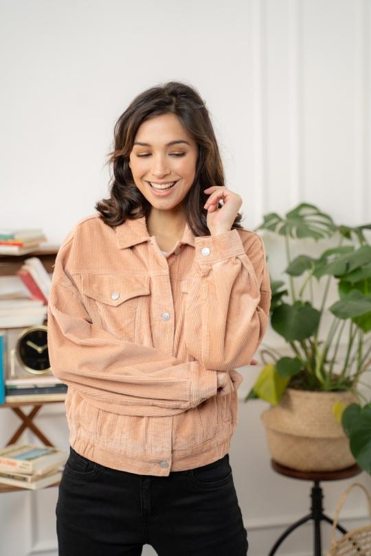 JD290-1 VELOUR-VIEUX ROSE