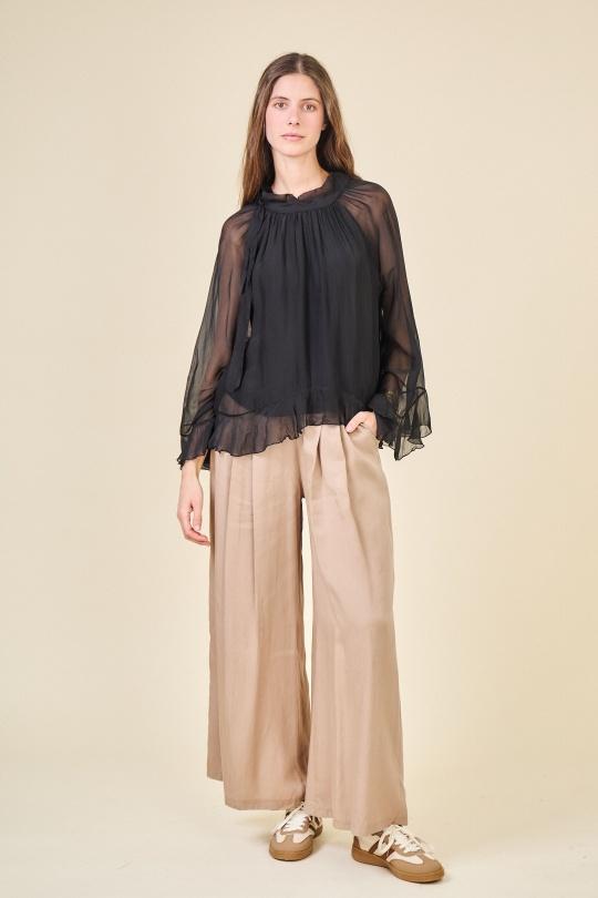PANTALON LARGE 3145-BEIGE