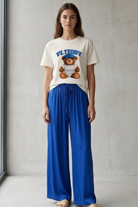 T-Shirt Teddy-BLANC