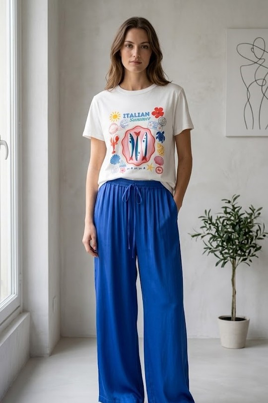 T-Shirt Italian-BLANC